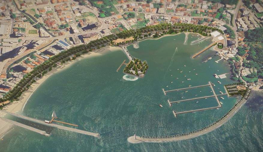 Projeto piloto de reurbanização da orla do Canto da Praia em Itapema